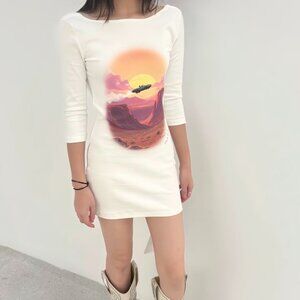MARKGONG Printed Dress
